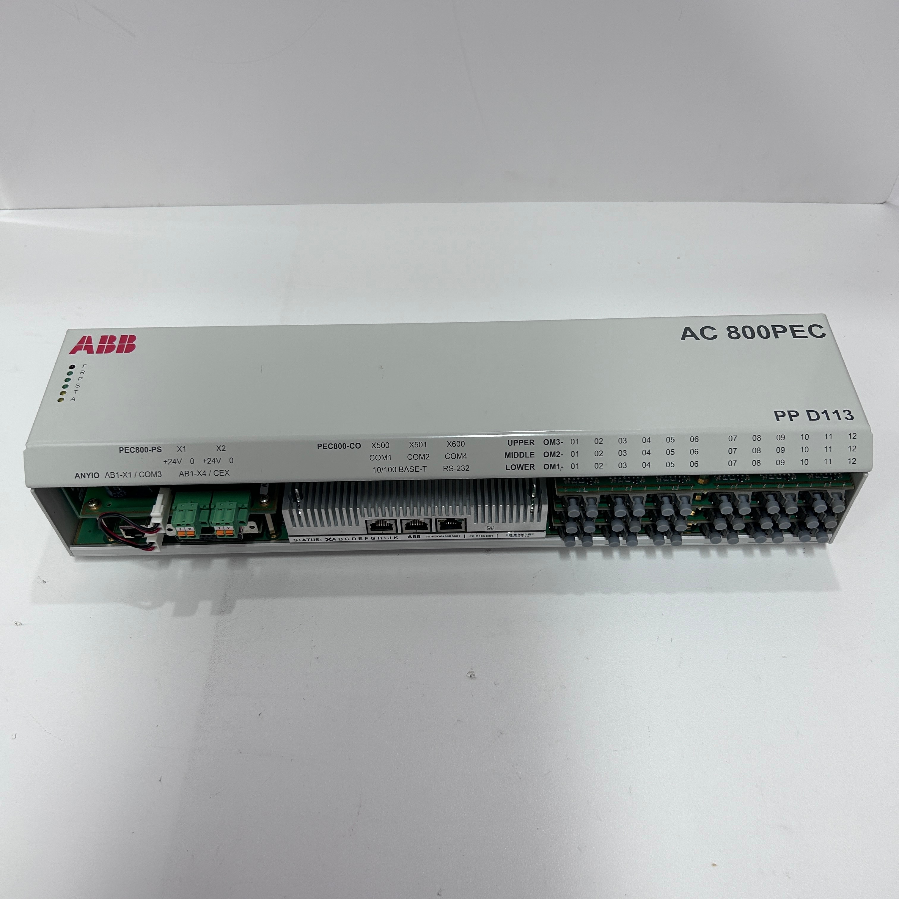 ABB 3BHE023784R2530 PPD113B01-25-111000 | AC 800M 系统双端口千兆以太网通信模块 - 山西鑫业达