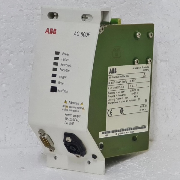 ABB SA801F | 高密度隔离型模拟量输入卡（用于过程信号采集） - 山西鑫业达